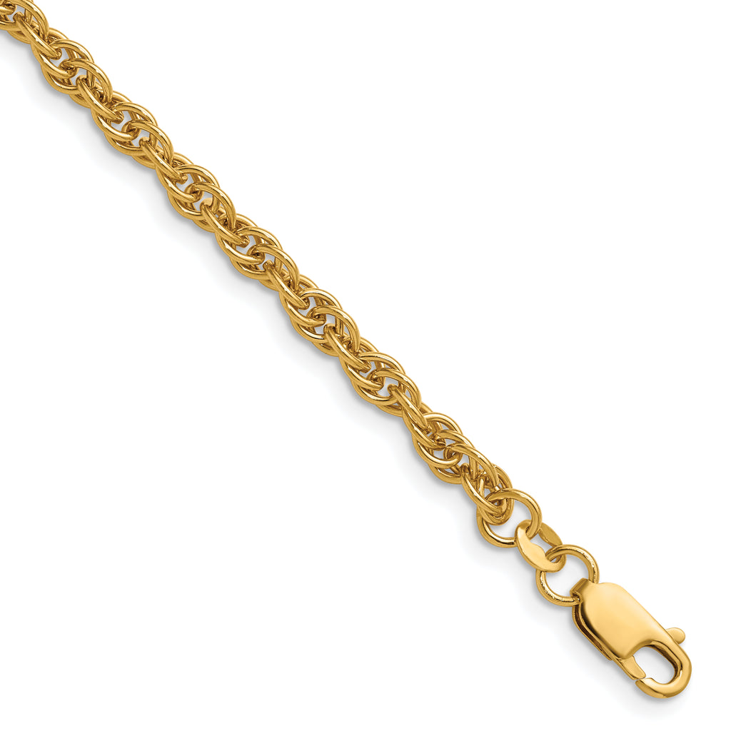 14K Gold Filled Ropa Chain Necklace in 3.8mm Width by Sophia Jewelers