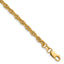 14K Gold Filled Ropa Chain Necklace in 3.8mm Width by Sophia Jewelers