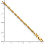 14K Gold Filled Singapore Chain Necklace in 2.0mm Width - view 5