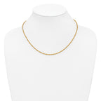 Singapore Chain Necklace in 14/20 Gold Filled, 2mm