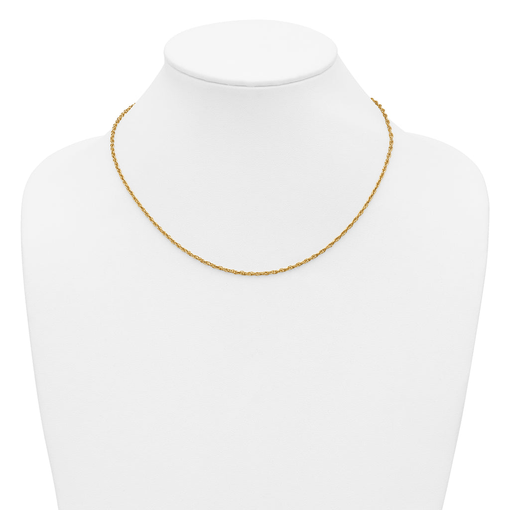 14K Gold Filled Singapore Chain Necklace in 2.1mm Width
