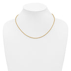 14K Gold Filled Singapore Chain Necklace in 2.1mm Width