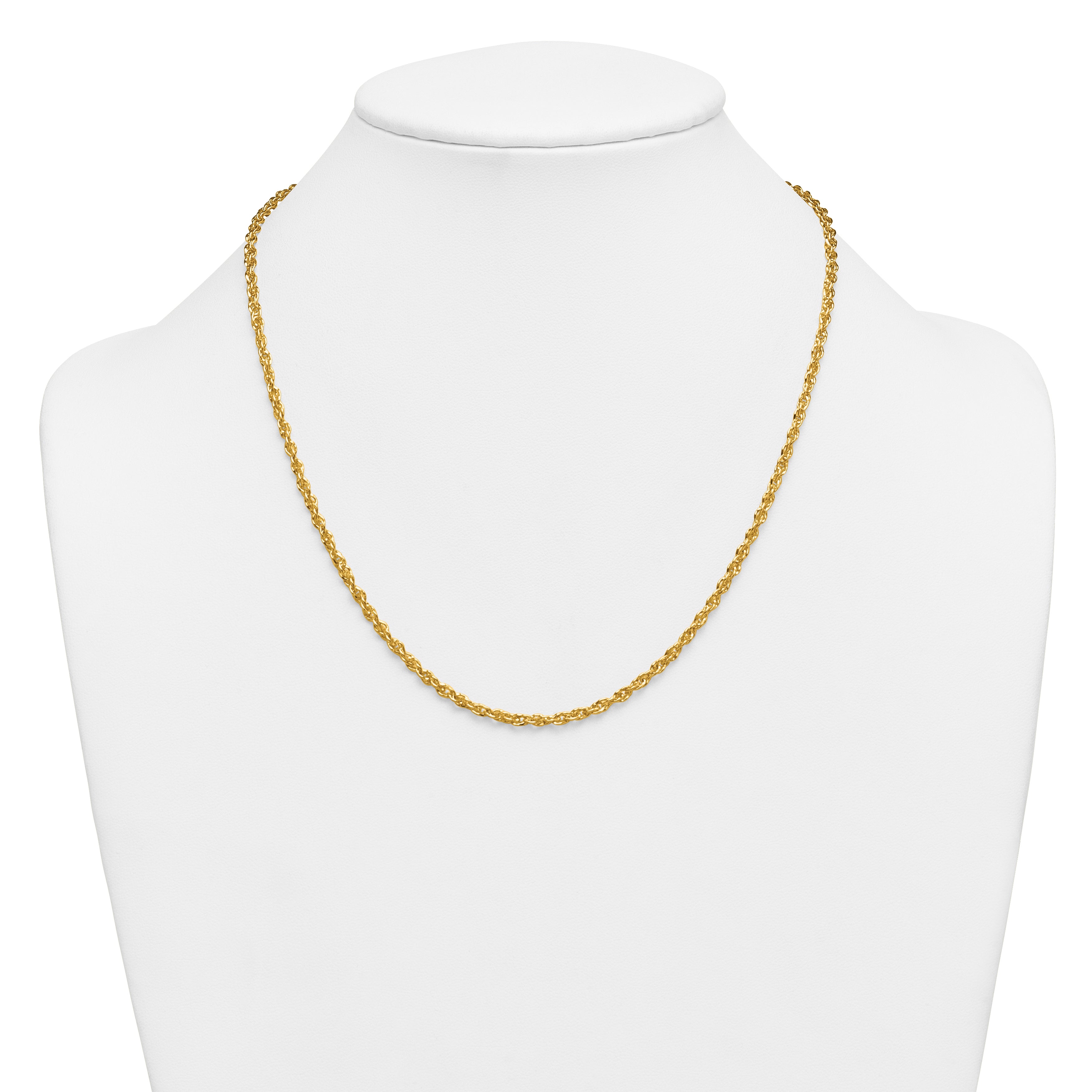 14K Gold Filled Singapore Chain Necklace in 3.2mm Width