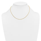 14K Gold Filled Snake Chain Necklace in 1.0mm Width - view 3
