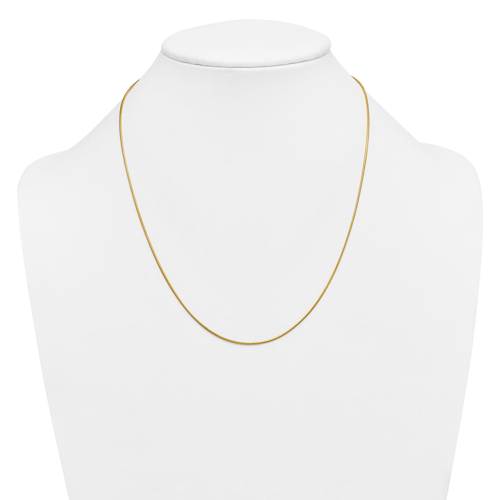 14K Gold Filled Snake Chain Necklace in 1.0mm Width