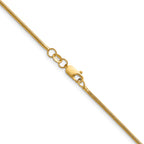 14K Gold Filled Snake Chain Necklace in 1.5mm Width - view 2