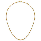 14K Gold Filled Snake Chain Necklace in 1.5mm Width - view 4