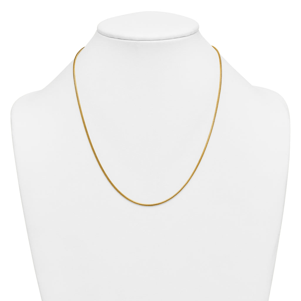 Snake Chain Necklace in 14/20 Gold Filled, 1.5mm