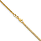 14K Gold Filled Snake Chain Necklace in 2.0mm Width - view 2