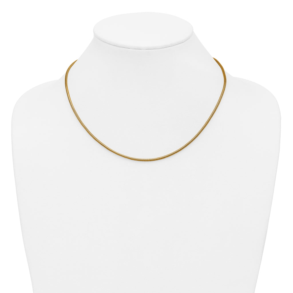 Snake Chain Necklace in 14/20 Gold Filled, 2mm
