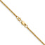 14K Gold Filled Round Venetian Box Chain Necklace in 1.8mm Width - view 2