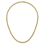 14K Gold Filled Wheat Chain Necklace in 2.8mm Width - view 4