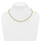 14K Gold Filled Wheat Chain Necklace in 2.8mm Width