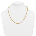 14K Gold Filled Wheat Chain Necklace in 2.8mm Width