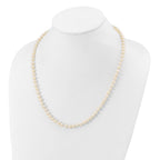 14K Gold Filled 5-6mm White Cultured Freshwater Pearl Necklace