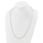 14K Gold Filled 5-6mm White Cultured Freshwater Pearl Necklace