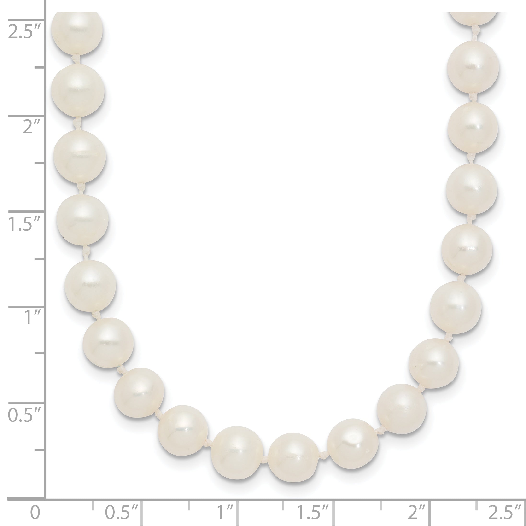 1/20 14K Gold Filled 6-7mm Wht NearRound FWC Pearl Necklace