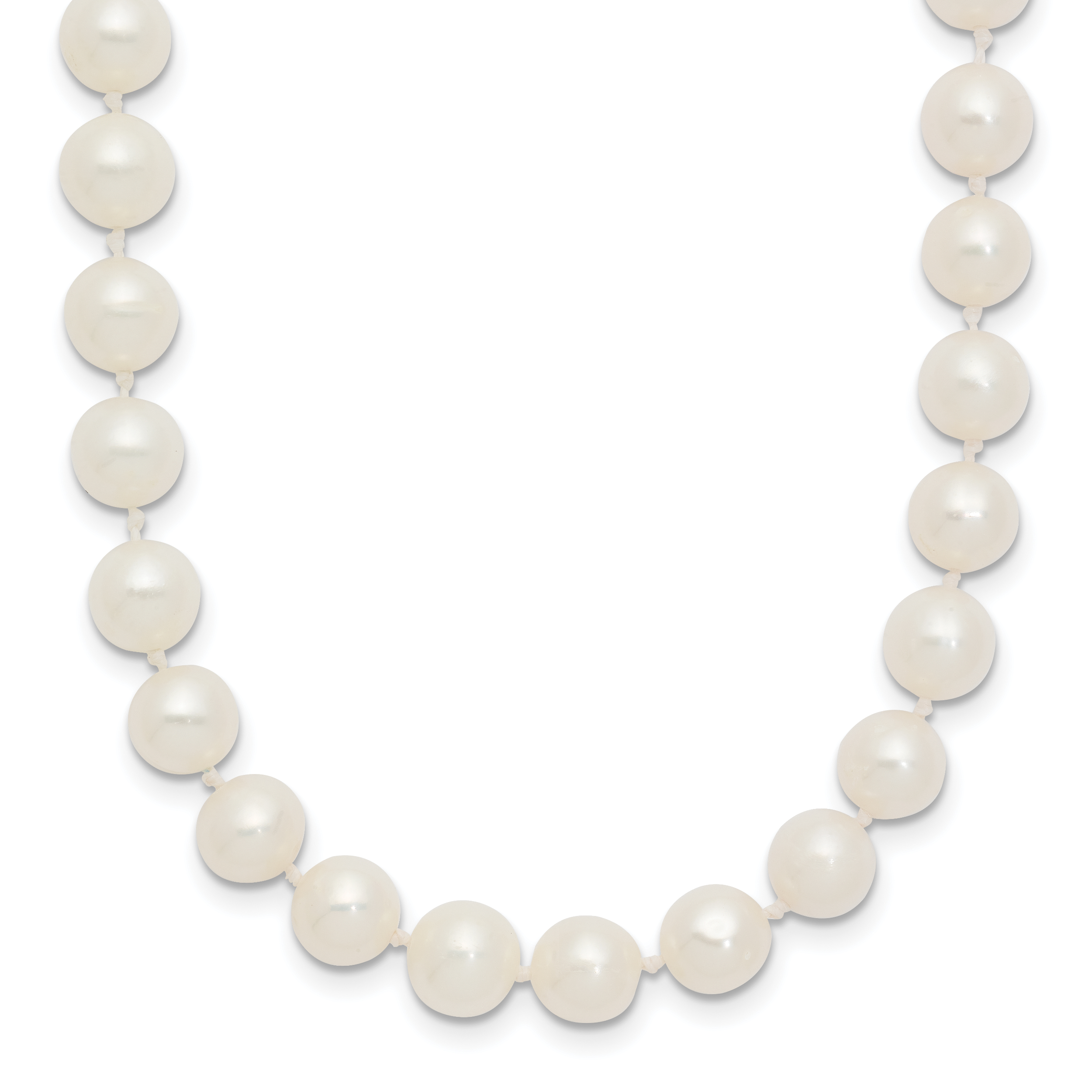 1/20 14K Gold Filled 6-7mm Wht NearRound FWC Pearl Necklace