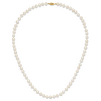 1/20 14K Gold Filled 6-7mm Wht NearRound FWC Pearl Necklace