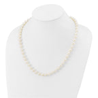 14K Gold Filled 8-9mm White Cultured Freshwater Pearl Necklace