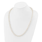 14K Gold Filled 9-10mm White Cultured Freshwater Pearl Necklace