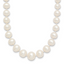 14K Gold Filled 4-8mm Graduated White Cultured Freshwater Pearl Necklace by Sophia Jewelers