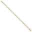 14K Gold Filled 4-5mm White Semi-Round Cultured Freshwater Pearl Necklace - view 2