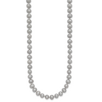 14K Gold Filled 5-6mm Grey Cultured Freshwater Pearl Necklace
