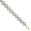 14K Gold Filled 7-8mm Grey Cultured Freshwater Pearl Necklace by Sophia Jewelers