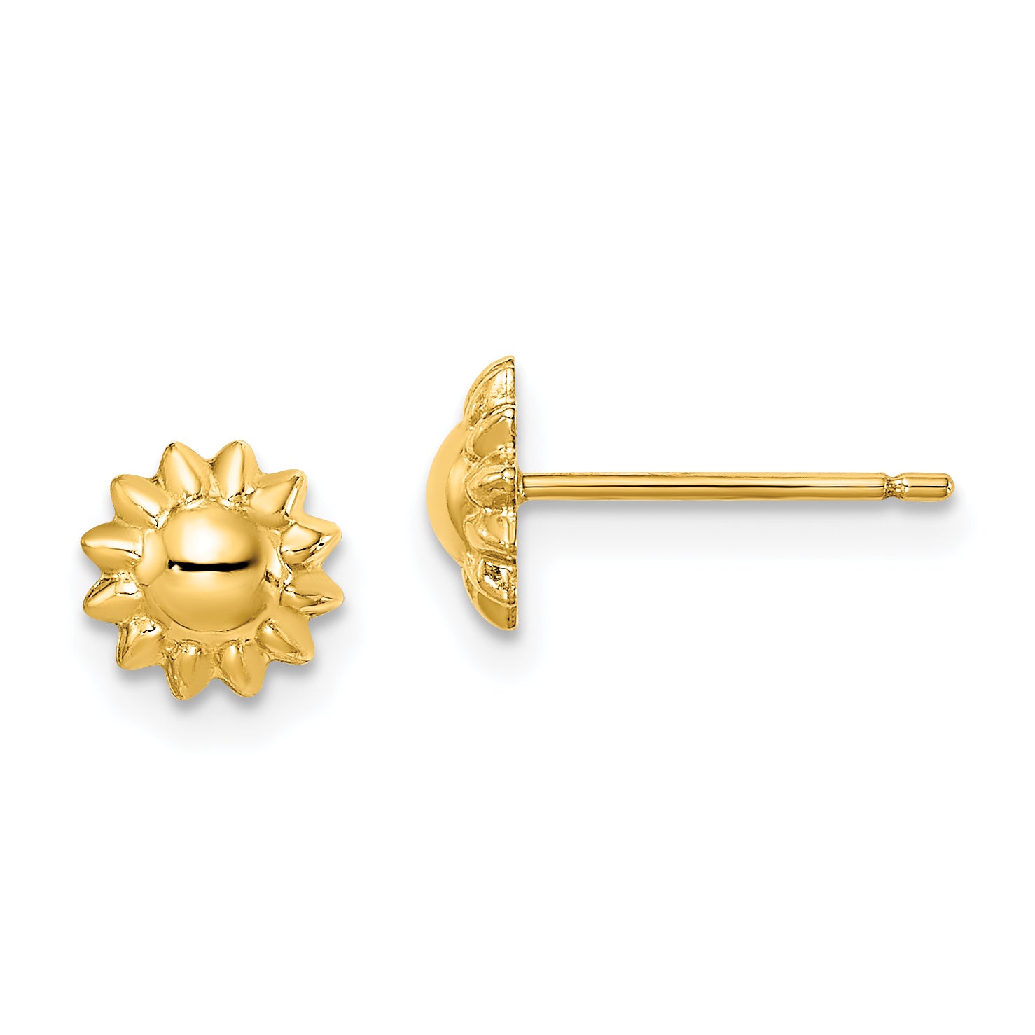 14k Madi K Sunflower Post Earrings Main image