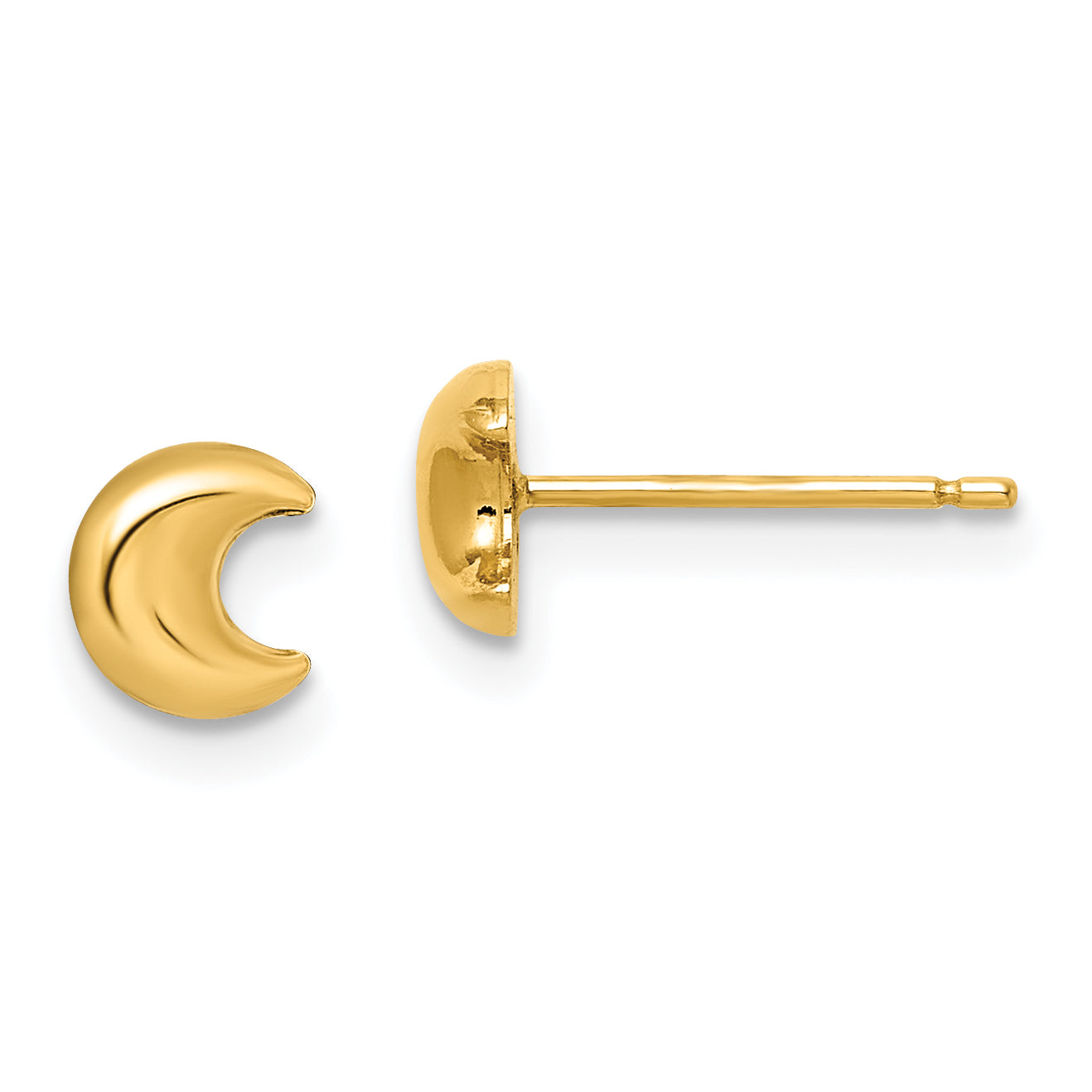 14k Madi K Moon Post Earrings Main image