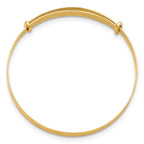 14K Madi K Polished D/C Expandable Baby Bangle