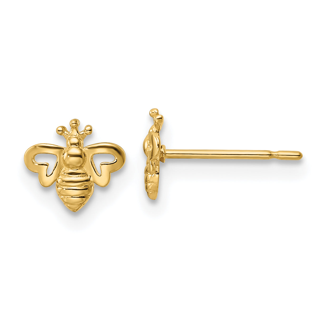 14k Madi K Bumble Bee Post Earrings Main image
