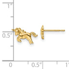 14k Madi K Unicorn Post Earrings