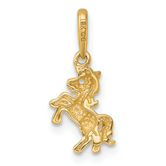 14k Madi K Polished Unicorn Childrens Charm / Pendant