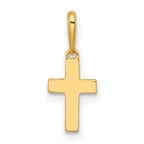 14k Madi K Polished Cross Childrens Charm / Pendant