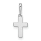 14K White Gold Madi K Polished Cross Childrens Charm / Pendant