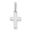 14K White Gold Madi K Polished Cross Childrens Charm / Pendant
