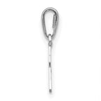 14k White Gold Madi K Children's Cross Pendant