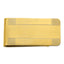 Gold-plated Kelly Waters Satin Patterned Corner Money Clip