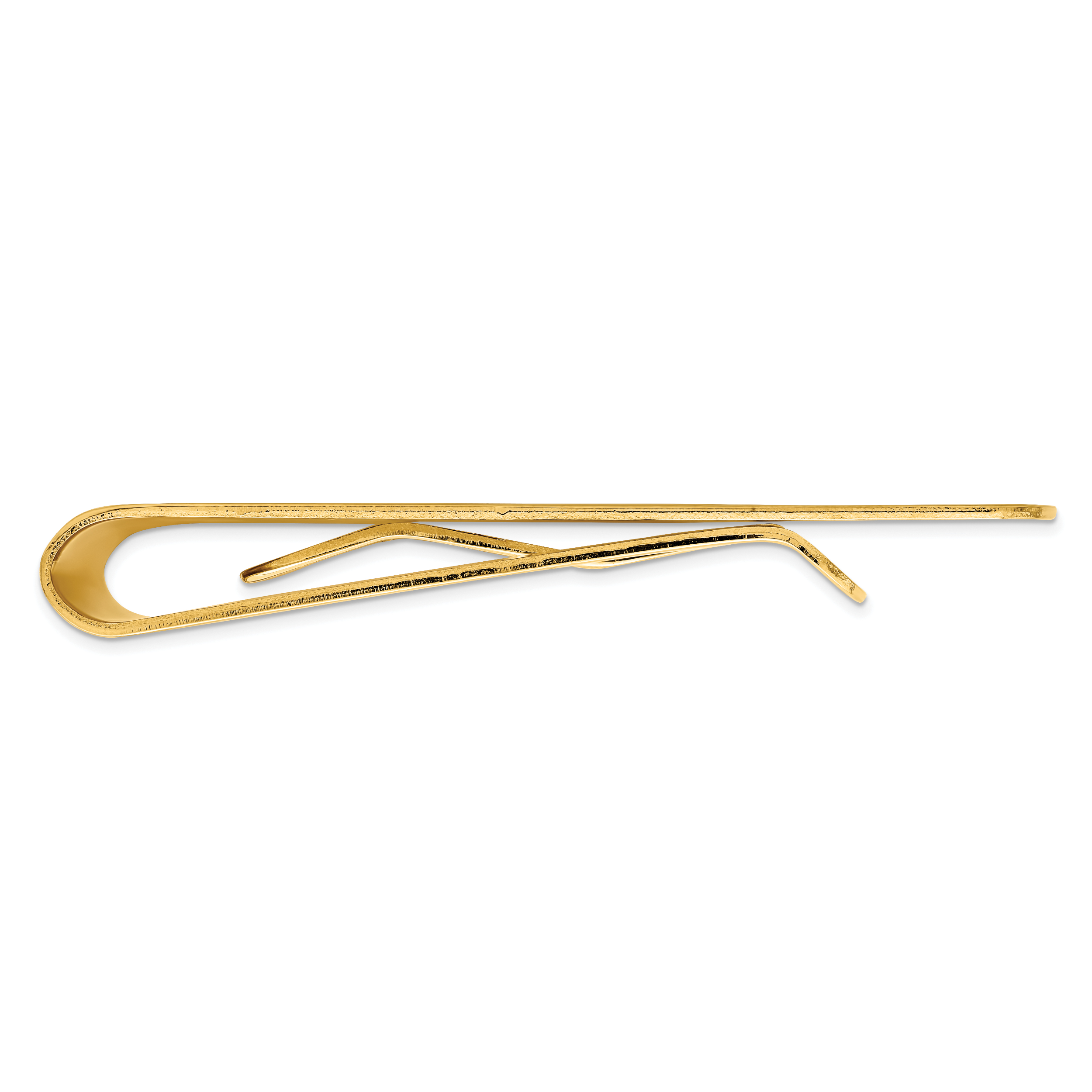 Gold-plated Kelly Waters Star Cut .001ct. Diamond Money Clip