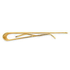 Gold-plated Kelly Waters Star Cut .001ct. Diamond Money Clip