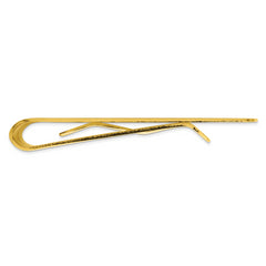 Gold-plated Kelly Waters Engraveable Oval Center Money Clip