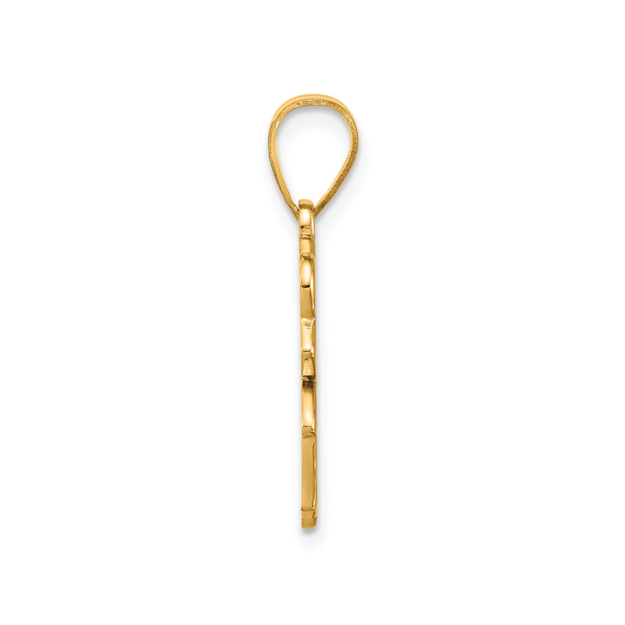 USCG Enameled Pendant in Gold-Plated Sterling Silver Secondary image
