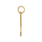 US Navy Enameled Pendant in Gold-Plated Sterling Silver - Sophia Jewelers