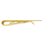 Gold-plated Kelly Waters Satin Rectangle Money Clip
