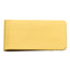 Gold-plated Kelly Waters Satin Rectangle Money Clip