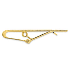 Gold-plated Kelly Waters Florentine Satin Hinged Money Clip