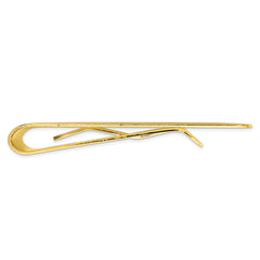 Gold-plated Kelly Waters Polished with Engraveable Area Money Clip