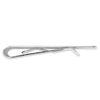 Rhodium-plated Kelly Waters Polished with Engraveable Area Money Clip
